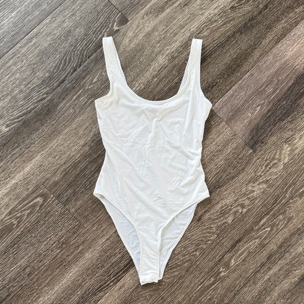 Zara - White Tank Bodysuit